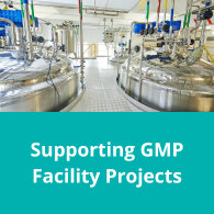 Supporting GMP Facility Projects Button