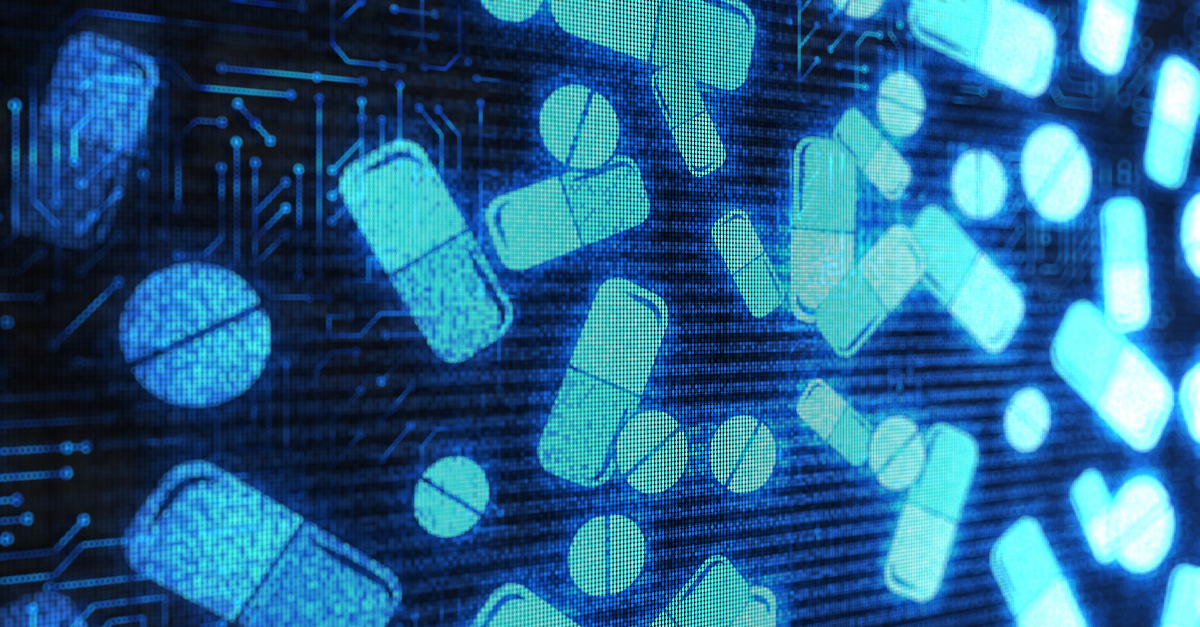Medicines show on computer as connected data