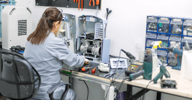 Medical Device Engineer performing engineering work