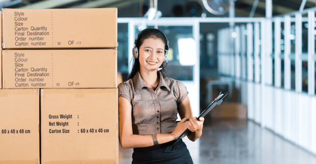 ASEAN woman working logistics representing Good Distribution Practice